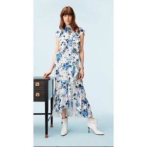 ADAM LIPPES Silk LACE SKIRT